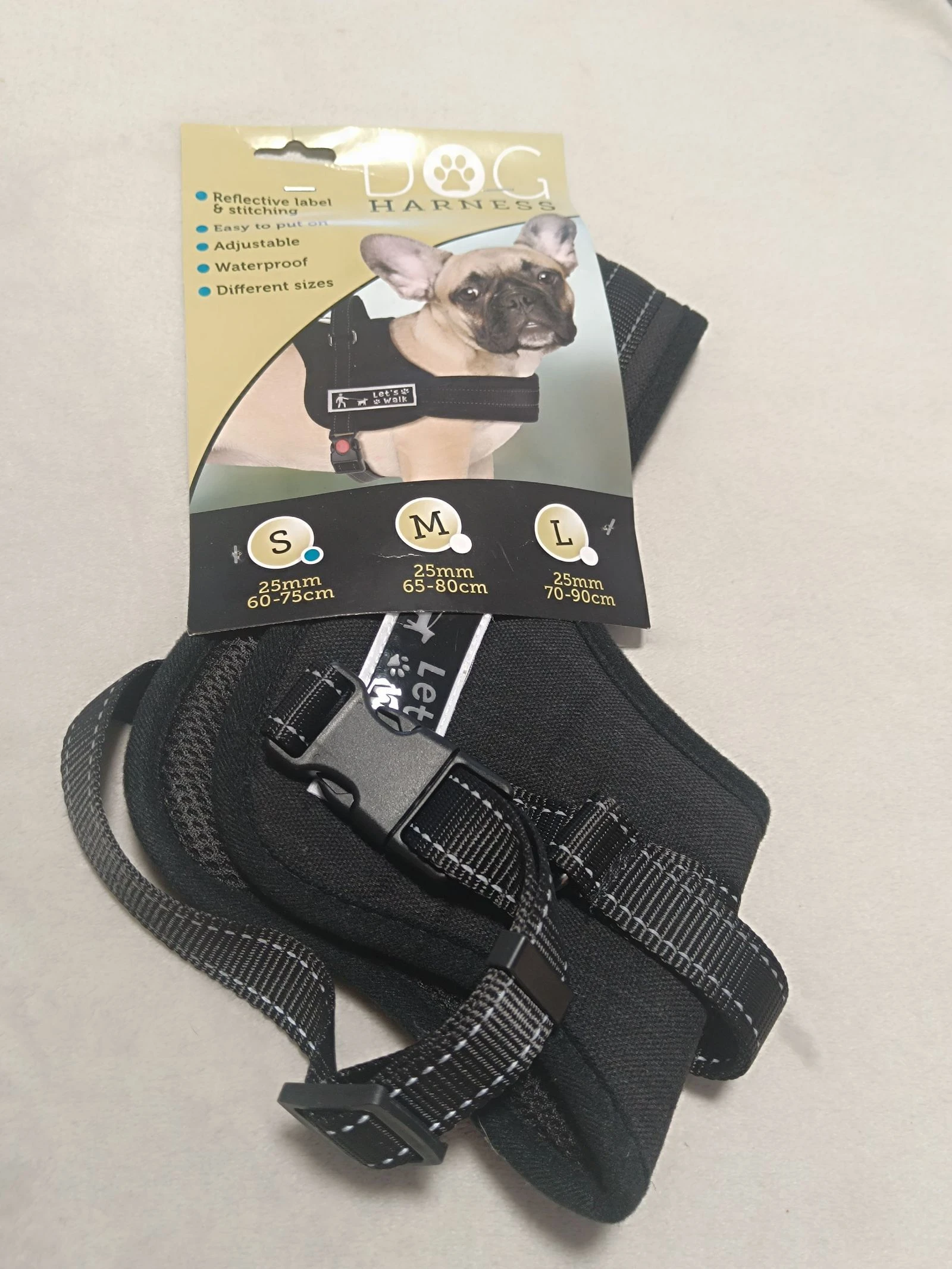 Harnais pour chien -Taille S-Let's Walk-Neuf 🖤
